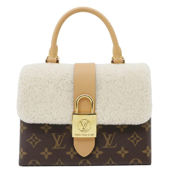 Louis Vuitton  Locky BB Monogram Shearling Crossbody Bag Beige - Picture 1 of 10